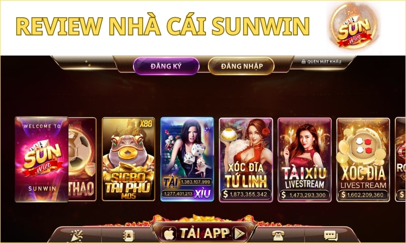 review nhà cái sunwin Giới thiệu review nhà cái Sunwin